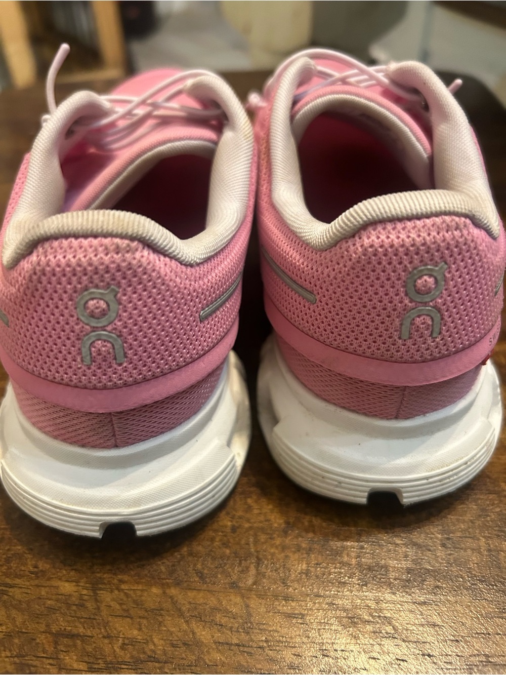 On Running Pink Women's Athletic Sneakers - Picture 5 of 11